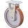 Schwerlast-Bockrolle D.200mm Trgf.1400kg Guß-PU Platte L200xB160mm BS ROLLEN
