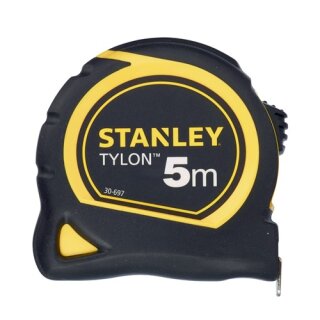 Bandmaß Tylon L.5m robustes Ku.gehäuse schlagfest gummiert Stanley