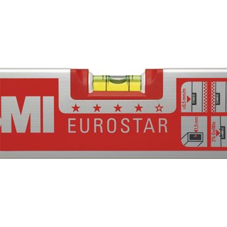 Wasserwaage EUROSTAR 690 E 30cm Alu.silber  0,5mm/m BMI