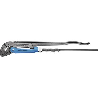 Eckrohrzange Eck-Schwede® Gesamt-L.430mm Spann-W.62mm f.Rohre 1 1/2 Zoll GEDORE