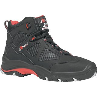 Sicherheits-Schnrstiefel EN ISO 20345 S3 SRC Engine Gr. 41 Leder schwarz/rot