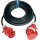 CEE-Verlängerung m.Phasenwender 16 A 400 V 10m H07RN-F 5x2,5 mm² schwarz IP44