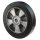 Ersatzrad D.125mm Trgf.220kg Gum.Achs-D.20mm Nabenl.50mm BS ROLLEN