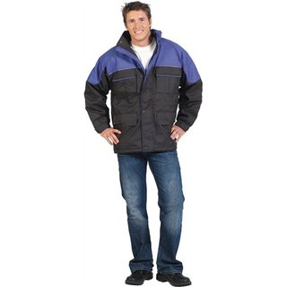 NOW Freizeitjacke Gr.XL blau/schwarz 100% Oxfort Nylon