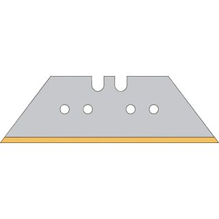 Trapezklinge L61xB18,7xS0,65mm Titan m.Lochung 10 St./Spender PROMAT