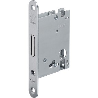 Einsteckriegelschloss 1308 PZ20/55mm SP silber rd BKS