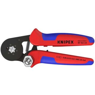 Aderendhülsenzange L.180mm 0,08-6mm2 KNIPEX m.2Komp.-Hüllen