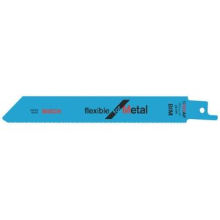 Säbelsägeblatt S 922 AF L.150mm B.19mm TPI 24 1mm gewellt,gefr.5 St./Karte BOSCH