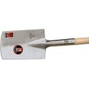 Gärtnerspaten IDEAL m.Eschen-T-Stiel 285x185/180mm...
