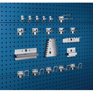 Werkzeughaltersortiment 20-teilig verz.f.Lochplatten BOTT