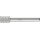 Frässtift ZYAS D.10mm Kopf-L.13mm Schaft-D.6mm HSS Verz.3 PFERD