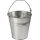 Eimer 12,5l Stahlblech,verz.silber D.300mm H.300mm