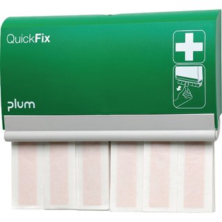 Pflasterspender QuickFix B233xH.133xT.30 m.2x30 elastischen Fingerverbnden PLUM