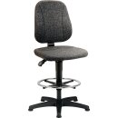 Arbeitsdrehstuhl Unitec Bodengleiter+Fußring...