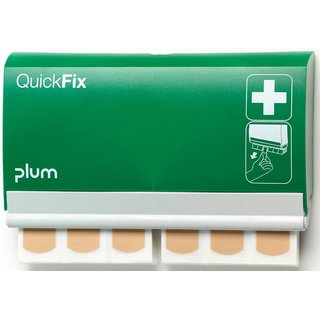 Pflasterspender QuickFix 1 B232,5xH133,5xT33ca.mm grn PLUM