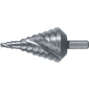 Stufenbohrer Bohrber.5,3-38,5mm HSS Spiralnut Z.2 Stufen...