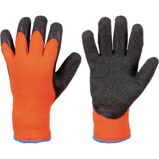 Klteschutzhandschuhe Rasmussen Gr.8 orange/schwarz EN 388,EN 511 PSA II