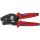 Crimpzange L.190mm 0,08-10,0+16 (AWG 28-5 ) mm² brün.2K-Hülle KNIPEX