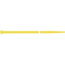 Kabelbinder L.280mm B.4,5mm PA 6.6 gelb 100St./Btl.SAPISELCO