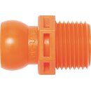 Gewindenippel Gr. 1/2 ” R 1/2 Btl. m. 4 St. Loc-Line