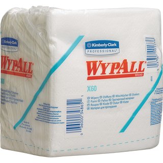 Wischtuch WYPALL X60 6034 L310xB320ca.mm wei 1-lagig 12 Btl. 76 T.