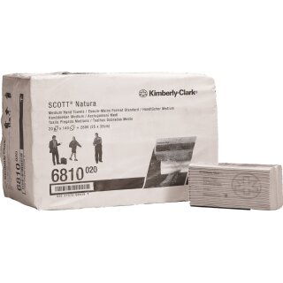Handtuch Scott 6810 2-lagig weiß L330xB250ca.mm 20 Päckchen x140 Tü.
