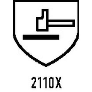 Chemiehandschuh Kenora Gr.9 blau/gelb EN 388,EN 374 PSA III STRONGHAND