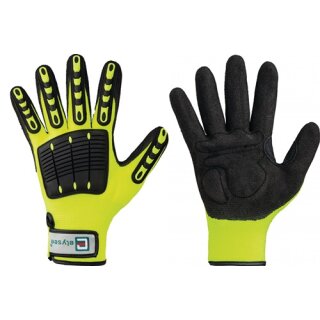 Handschuhe Resistant Gr.10 leuchtend gelb/schwarz EN 388 PSA II ELYSEE