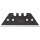 Trapezklinge multisharp L52xB18,7xS0,65mm m.Lochung 10 St./Spender LUTZ BLADES