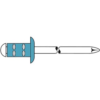 Blindniet PolyGrip Nietschaft dxl 4,8x10,0mm VA 50 St.GESIPA