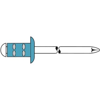 Blindniet PolyGrip® Nietschaft dxl 4,0x10,0mm VA 75 St.GESIPA