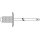 Blindniet PolyGrip® Nietschaft dxl 4,8x10,0mm K16 Alu/Stahl 25 St.GESIPA