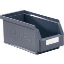 Sichtlagerkasten L290xB140xH130mm PE grau KAPPES