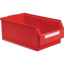 Sichtlagerkasten L500xB300xH200mm PE rot KAPPES