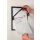 Magnetrahmen DIN A4 schwarz selbstklebend,Front offen 1St./Btl.DURABLE