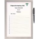 Magnetrahmen DIN A4 silber selbstklebend,Front offen...