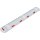 Leitschwelle L1170xB150xH50mm PP weiß m.roten Reflexstreifen