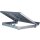 Konzepthalter B350xT247xH60mm MET silber verstellb.Sichtabstand
