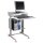 PC-Arbeitstisch H720-1100xB600xT500mm lichtgrau fahrbar
