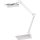 LED-Lupenleuchte Glaslinse 190,5mm (7,5?) Standfuß weiß Abdeck.,eckiger Kopf