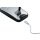 Schreibtischleuchte Ku.silber H.max.380mm Standfuß m.LED HANSA