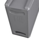 Wertstoffsaler 60l H635xB279xT558 grau m.Lüftungskanälen RUBBERMAID