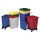 Abfall- u.Wertstoffsammler 60l H590xB285xT555mm PE grün GRAF