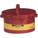 Tränkbehälter 8,0l Stahlbl.D292xH149mm ASECOS
