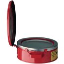 Tränkbehälter 2,0l Stahlbl.D238xH83mm ASECOS