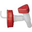 Auslaufhahn HD-PE 19mm Verschraubung DIN 45...