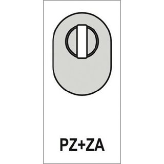 Schutzrosette E55S-ZA VA F69 ov.m.ZA S.16mm HOPPE