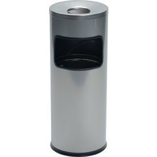 Kombiascher Ø250xH630mm silber Stahlbl.DURABLE