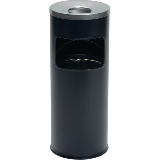 Kombiascher Ø250xH630 schwarz Stahlbl.DURABLE