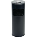 Kombiascher Ø250xH630 schwarz Stahlbl.DURABLE